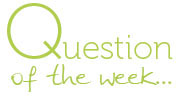 question of the week graphic