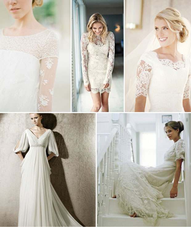 wedding dress styles with sleeves