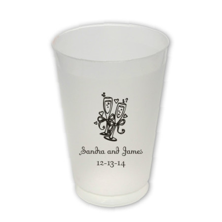 14 oz. DYO Frosted Plastic Tumblers