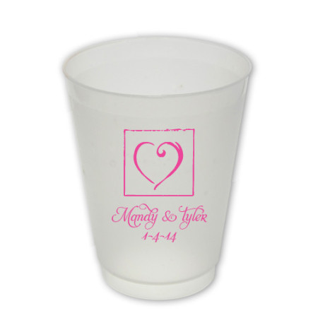 16 oz. DYO Frosted Plastic Tumblers