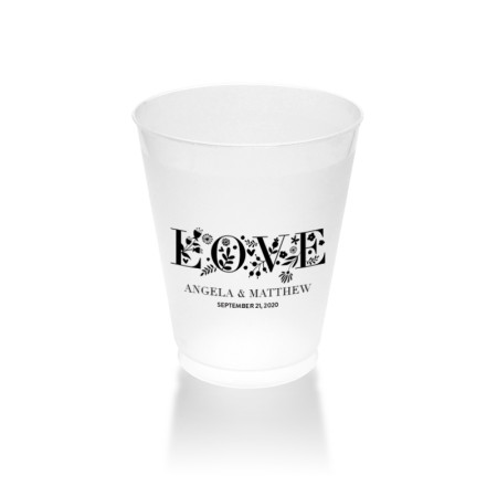 10 oz Frosted Plastic Tumbler