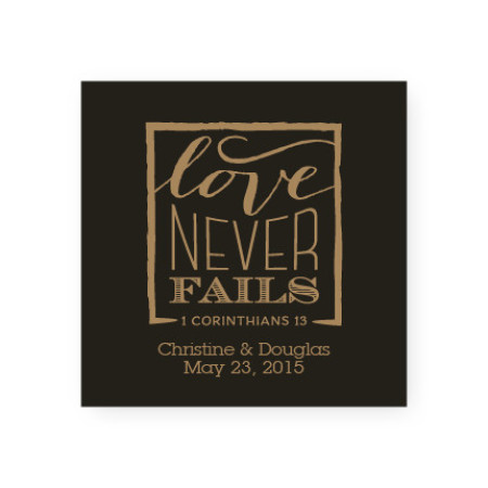 Love Never Fails Favor Tags