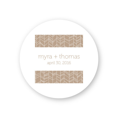 Modern Feather Round Coasters