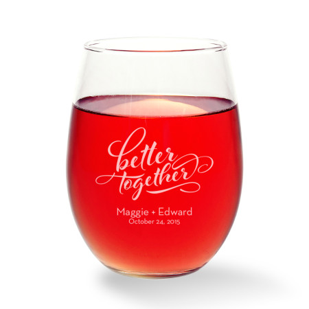 Better Together Stemless Wine Glass