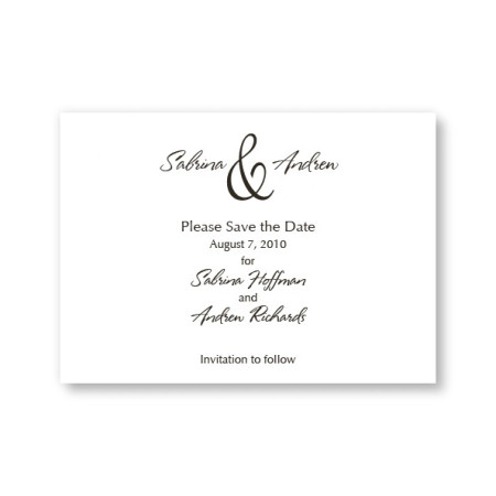 Trendsetting Save the Date Cards