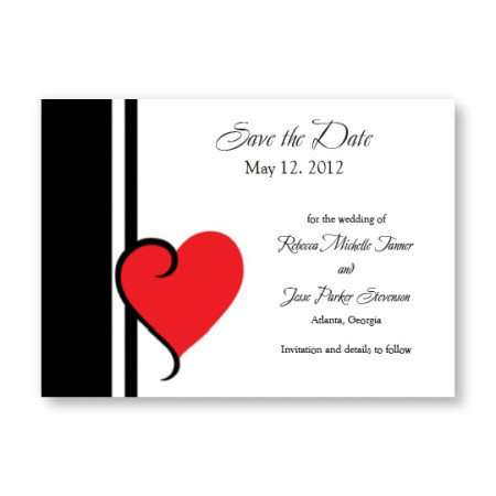 My Heart's Desire Save The Date Cards