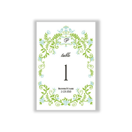 Regal Border Table Cards