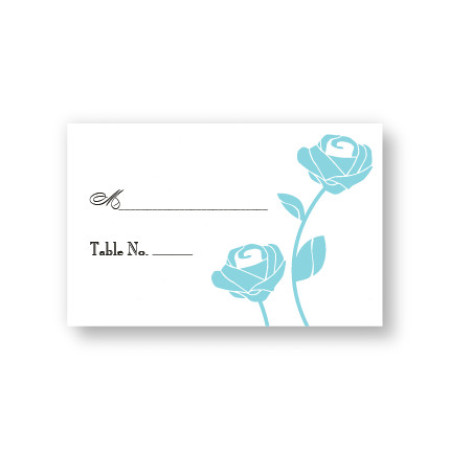 Roses are Forever Seating Cards