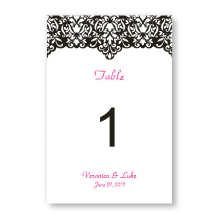 Simply Elegant Table Cards
