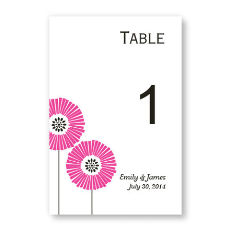 Love Blossoms Table Cards