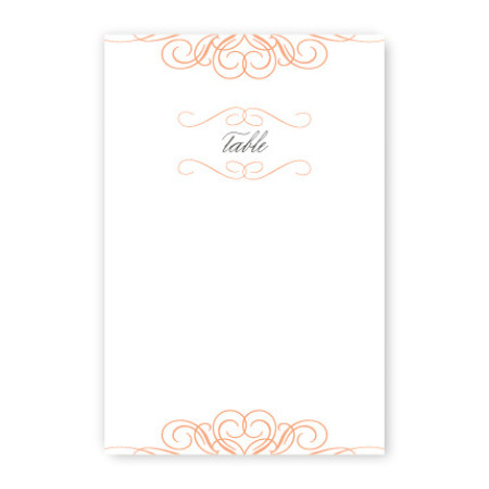 Amelia Table Cards