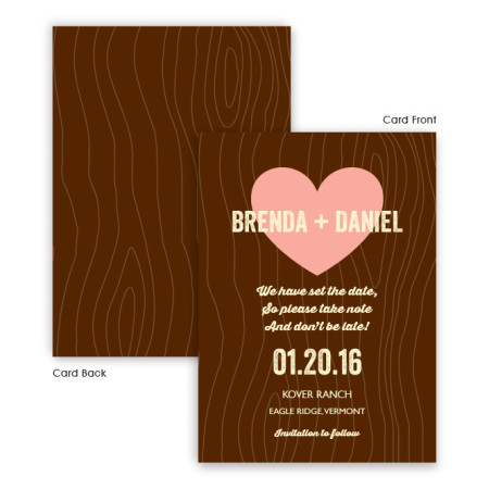Evie Save The Date Cards