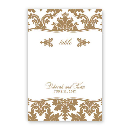 Harlow Table Cards