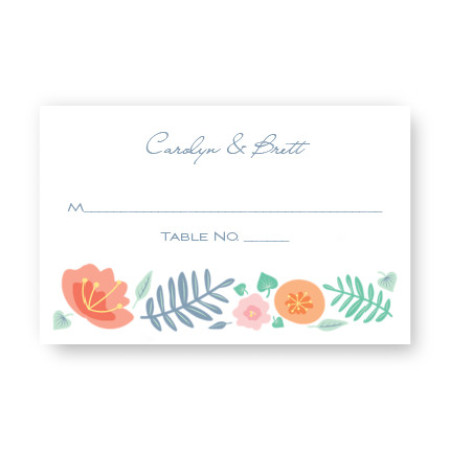 Blossoms Seating Cards