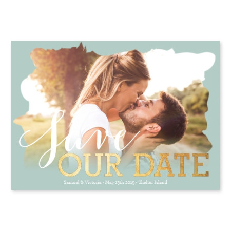 Stamped with Love Photo Save The Date Cards