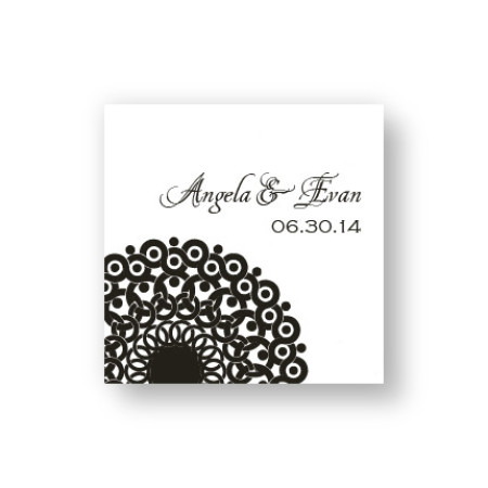 Modern Lace Favor Tags
