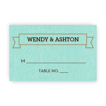 Aurora Thermography Seating Cards