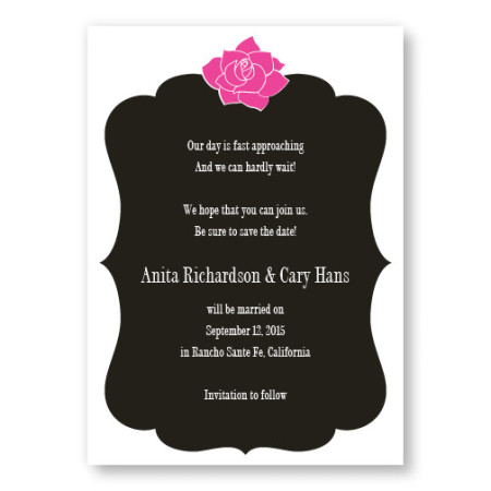 Blooming Inspiration Save The Date Cards
