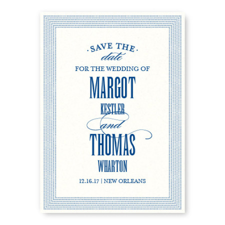 Broadway Marquee Save the Date Cards