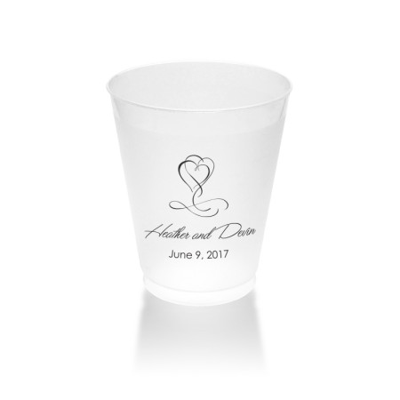10 Ounce Frosted Plastic Tumbler