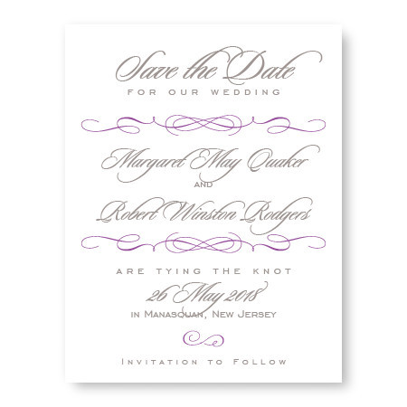 Romance Save The Date Cards