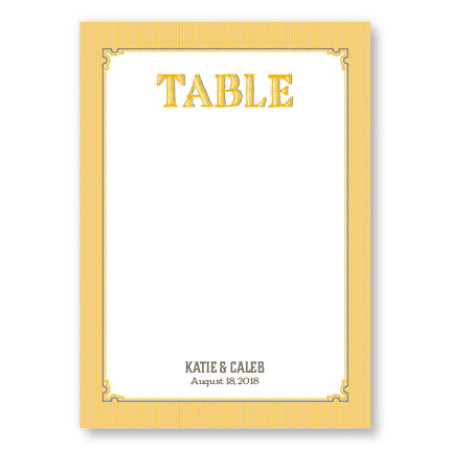 Vintage Table Cards