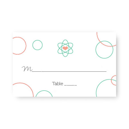 Chemistry Seating Cards