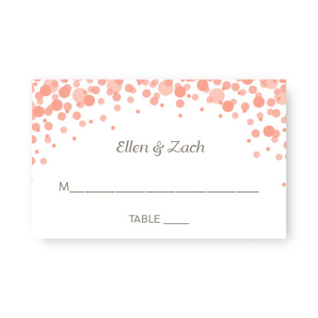 Confetti Seating Cards