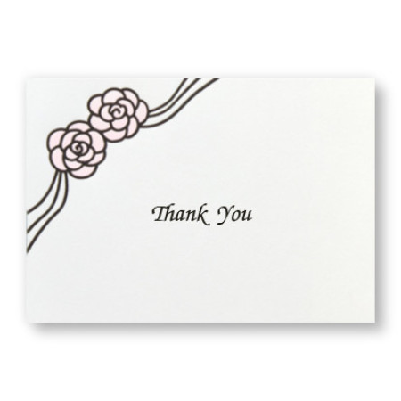 Rosette Thank You Cards - LIMITED STOCK ON HAND