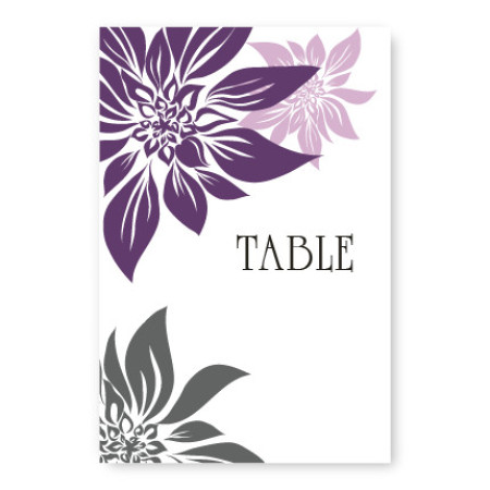 Blossoming Love Table Cards