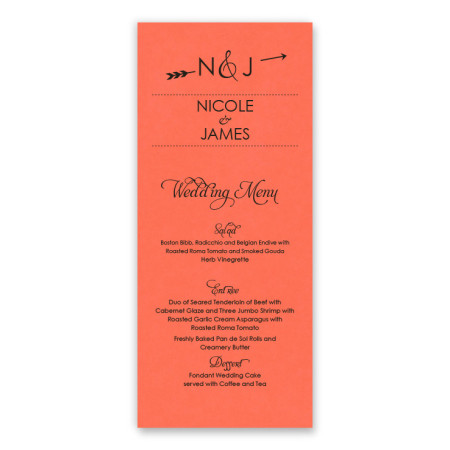 Layla Thermography Menu Cards