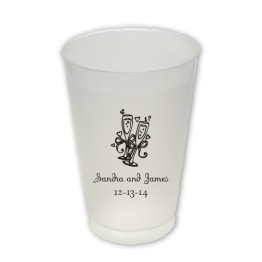 14 oz. DYO Frosted Plastic Tumblers