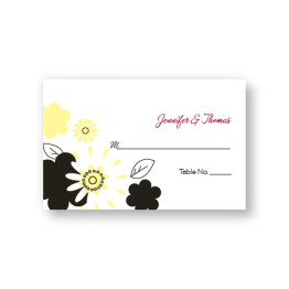 Flowers for the Bride Seating Cards