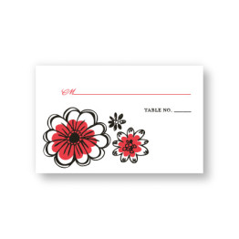 Love in Bloom Seating Cards
