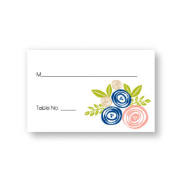 Touched with Roses Seating Cards