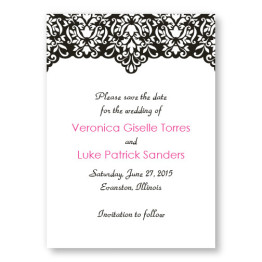 Simply Elegant Save The Date Cards