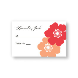 Matchless Beauty Seating Cards
