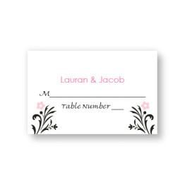 Floral Allure Seating Cards