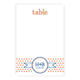 Petite Dots Table Cards