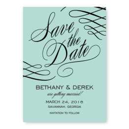 Luxe Save The Date Cards