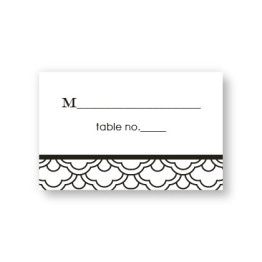 Ornamental Expression Seating Cards