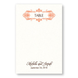 Shannon Table Cards