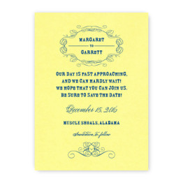 Fallon Thermography Save the Date Cards