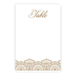 Moroccan Table Cards