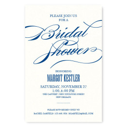 Broadway Marquee Bridal Shower Invitations