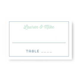 Poster Seating Cards