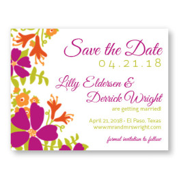 Bloom Save The Date Cards