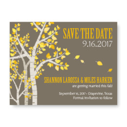 Birch Save The Date Cards