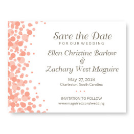 Confetti Save The Date Cards