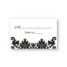 Engagingly Damask Seating Cards